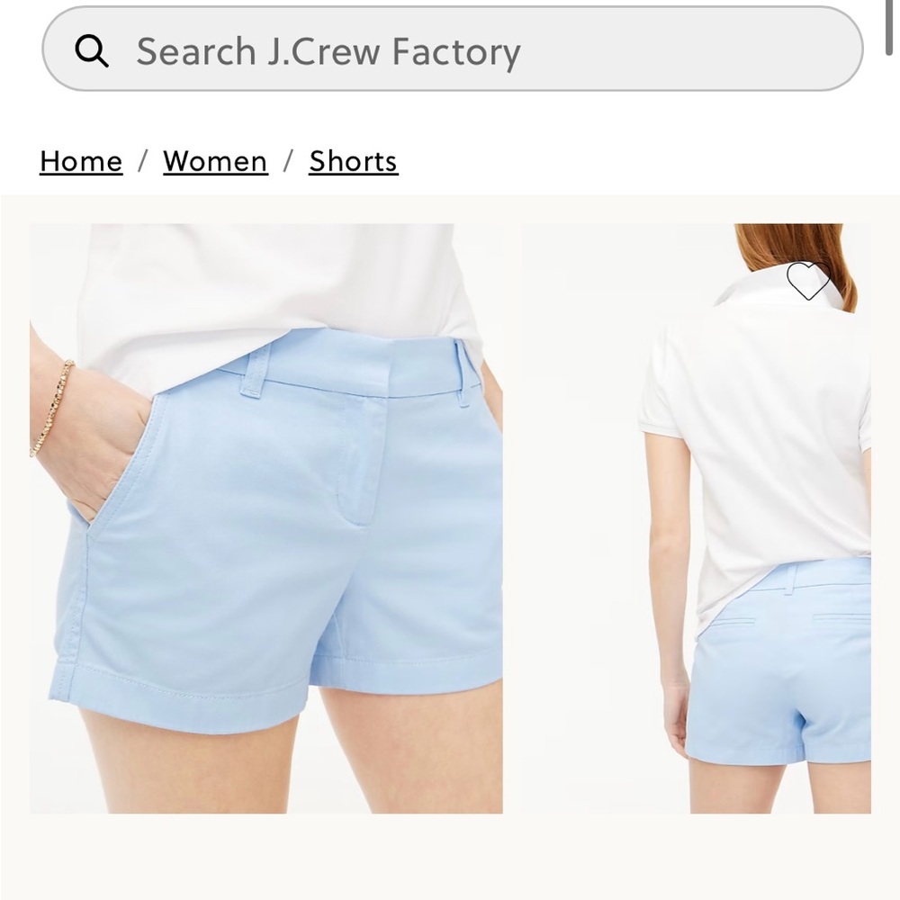 NWT J. Crew Women’s 3.5 Short - Picture 5 of 5